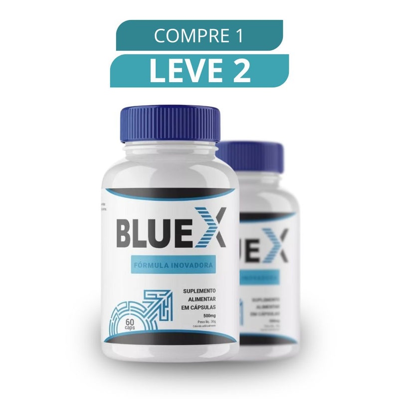 BlueX 60 Cápsulas - Suplemento Natural + Frete Grátis