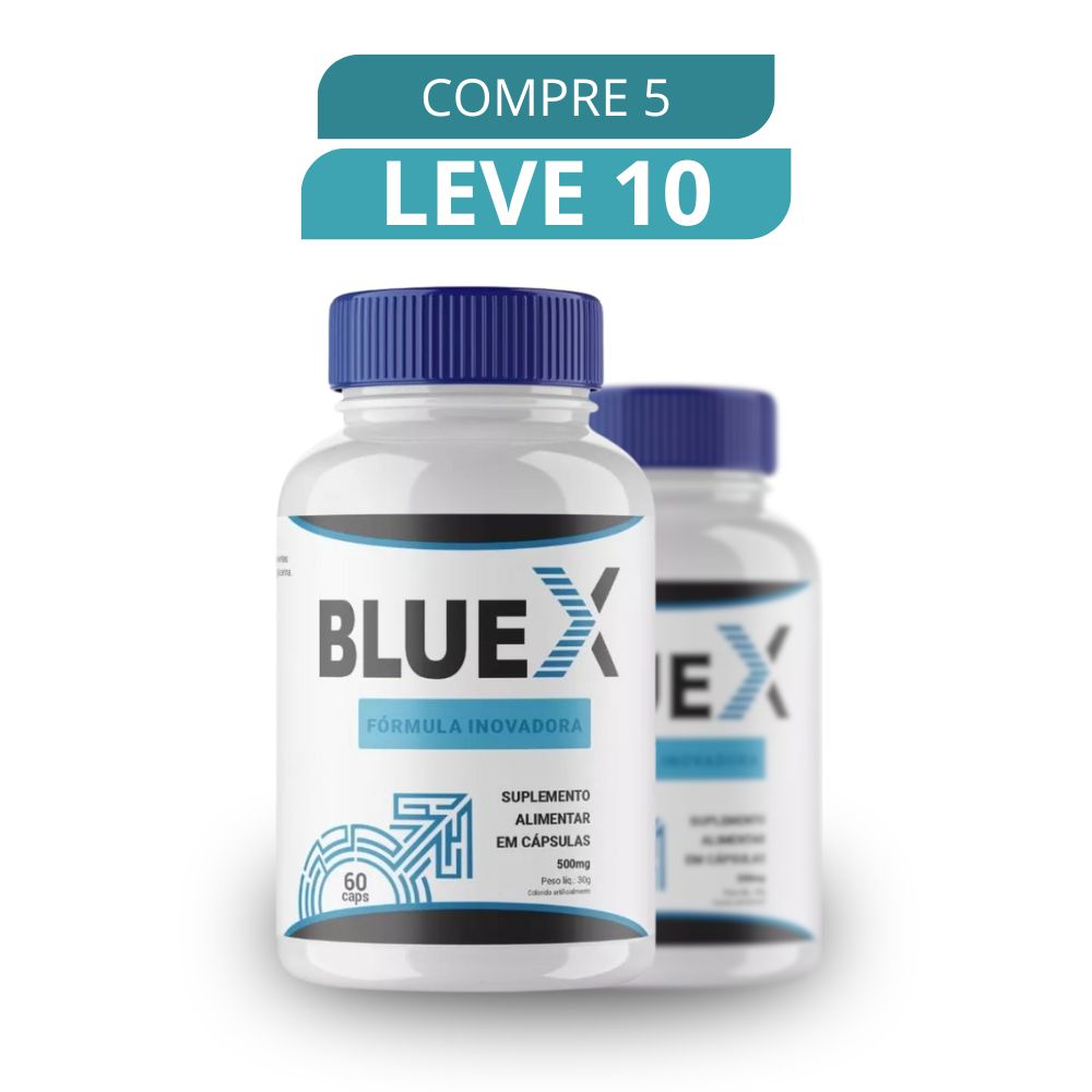 BlueX 60 Cápsulas - Suplemento Natural + Frete Grátis