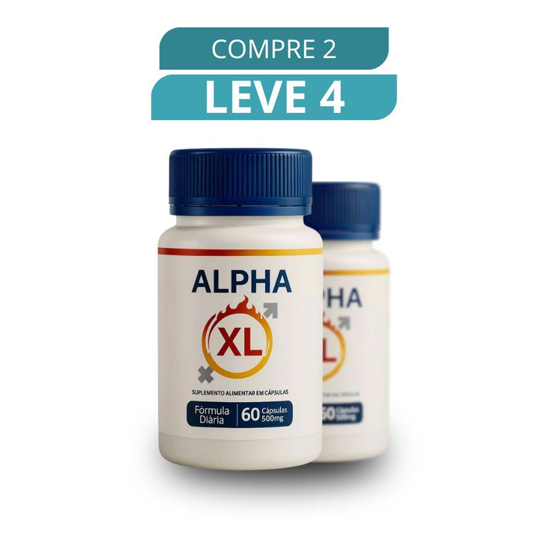 Alpha XL 60 Cápsulas - Suplemento Natural + Frete Grátis