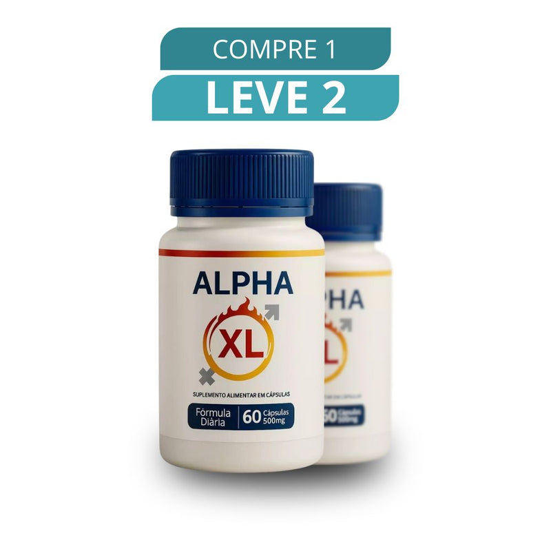 Alpha XL 60 Cápsulas - Suplemento Natural + Frete Grátis