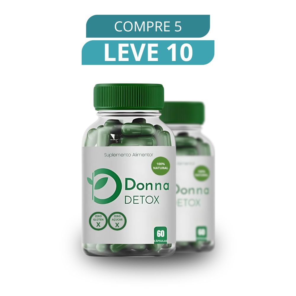 Donna Detox 60 Cápsulas - Suplemento Natural + Frete Grátis