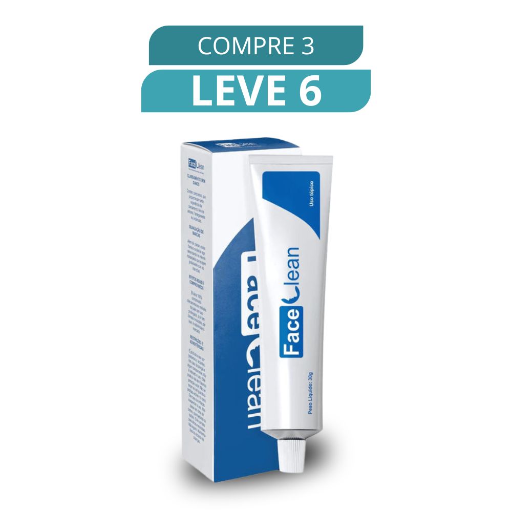 Face Clean 30g - Clareador Facial + Frete Grátis