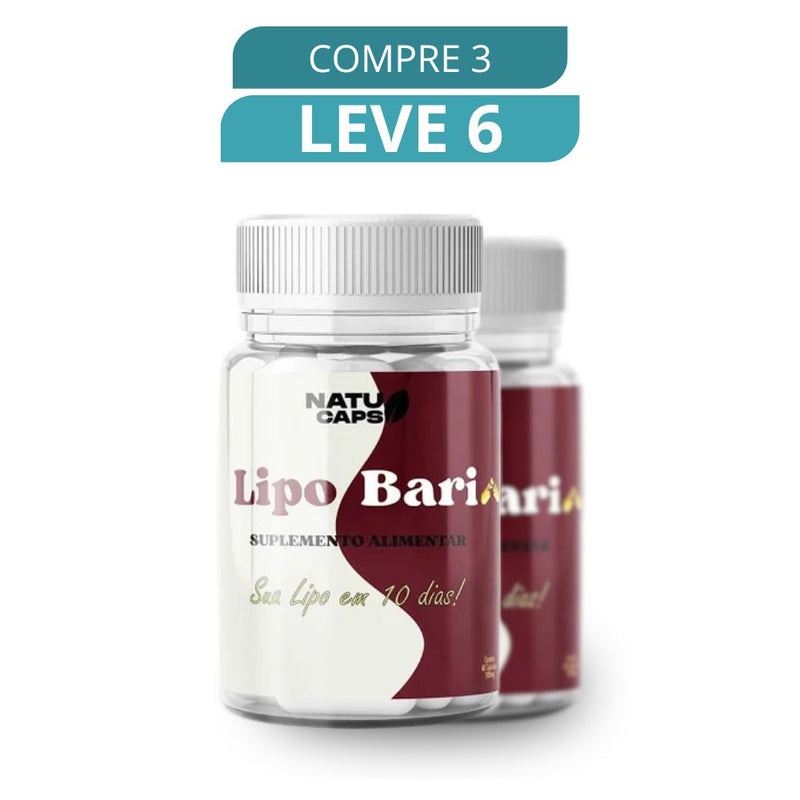 Lipo Bari 30 Cápsulas - Suplemento Natural + Frete Grátis