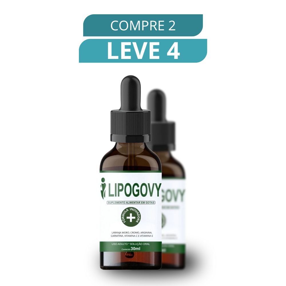 Lipogovy 30ml - Suplemento Natural + Frete Grátis
