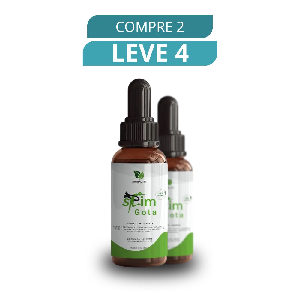 Slim Gotas 30ml - Suplemento Natural + Frete Grátis