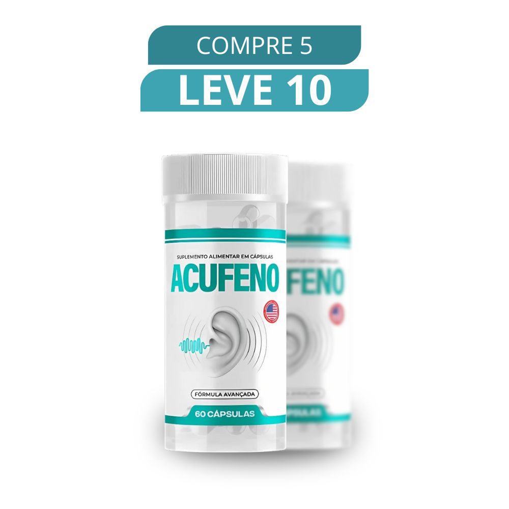 Acufeno 60 Cápsulas - Suplemento Natural + Frete Grátis