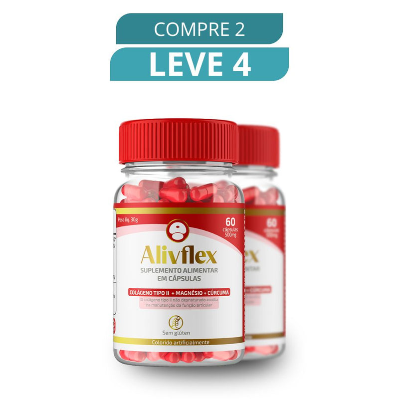 AlivFlex 60 Cápsulas - Suplemento Natural + Frete Grátis