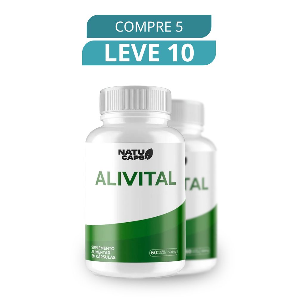 Alivital 60 Cápsulas - Suplemento Natural + Frete Grátis
