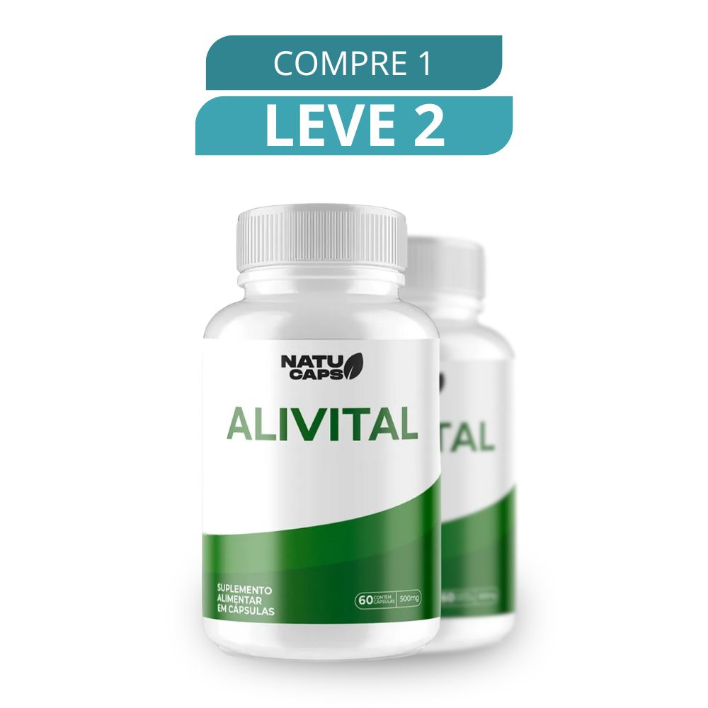 Alivital 60 Cápsulas - Suplemento Natural + Frete Grátis