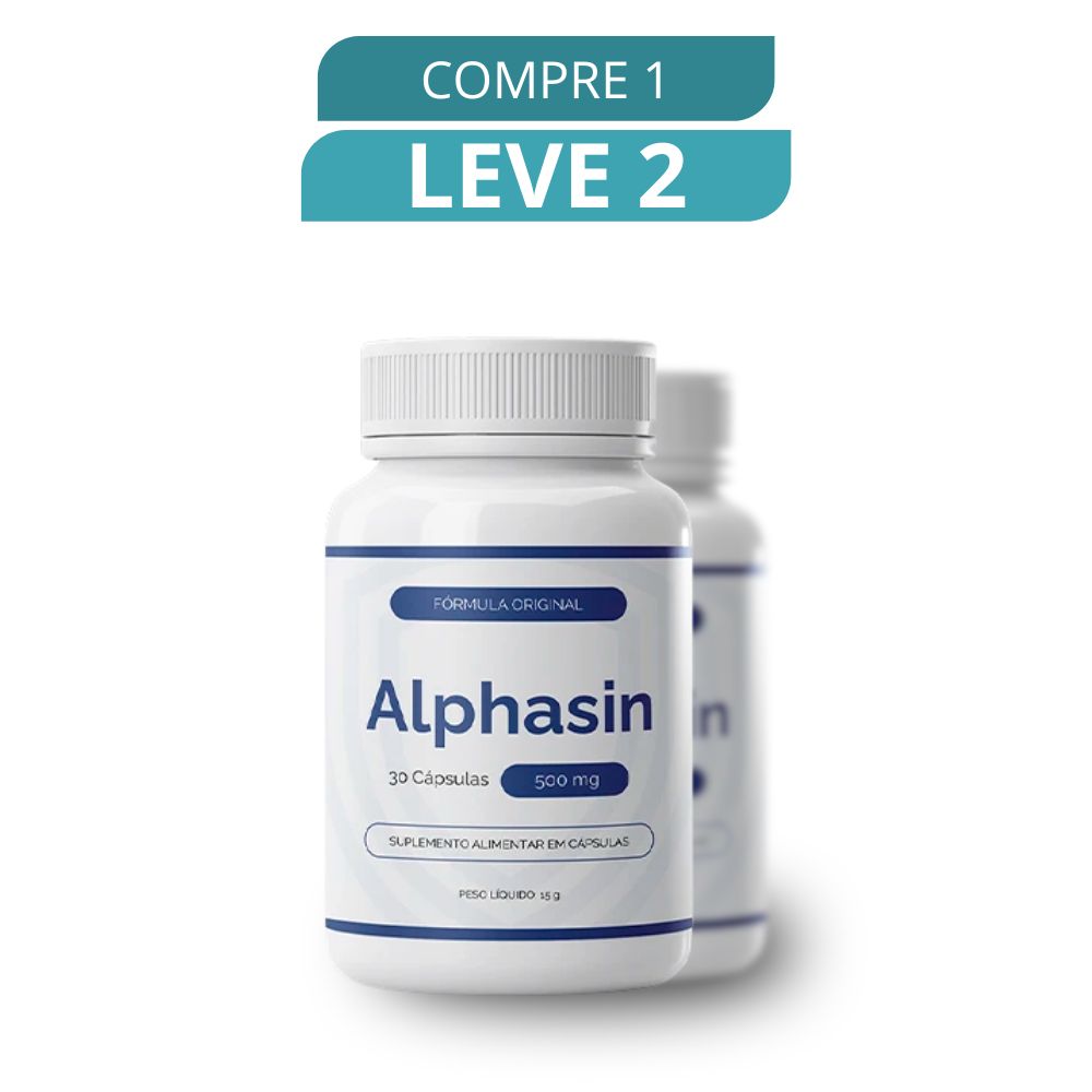 Alphasin 30 Cápsulas - Suplemento Natural + Frete Grátis