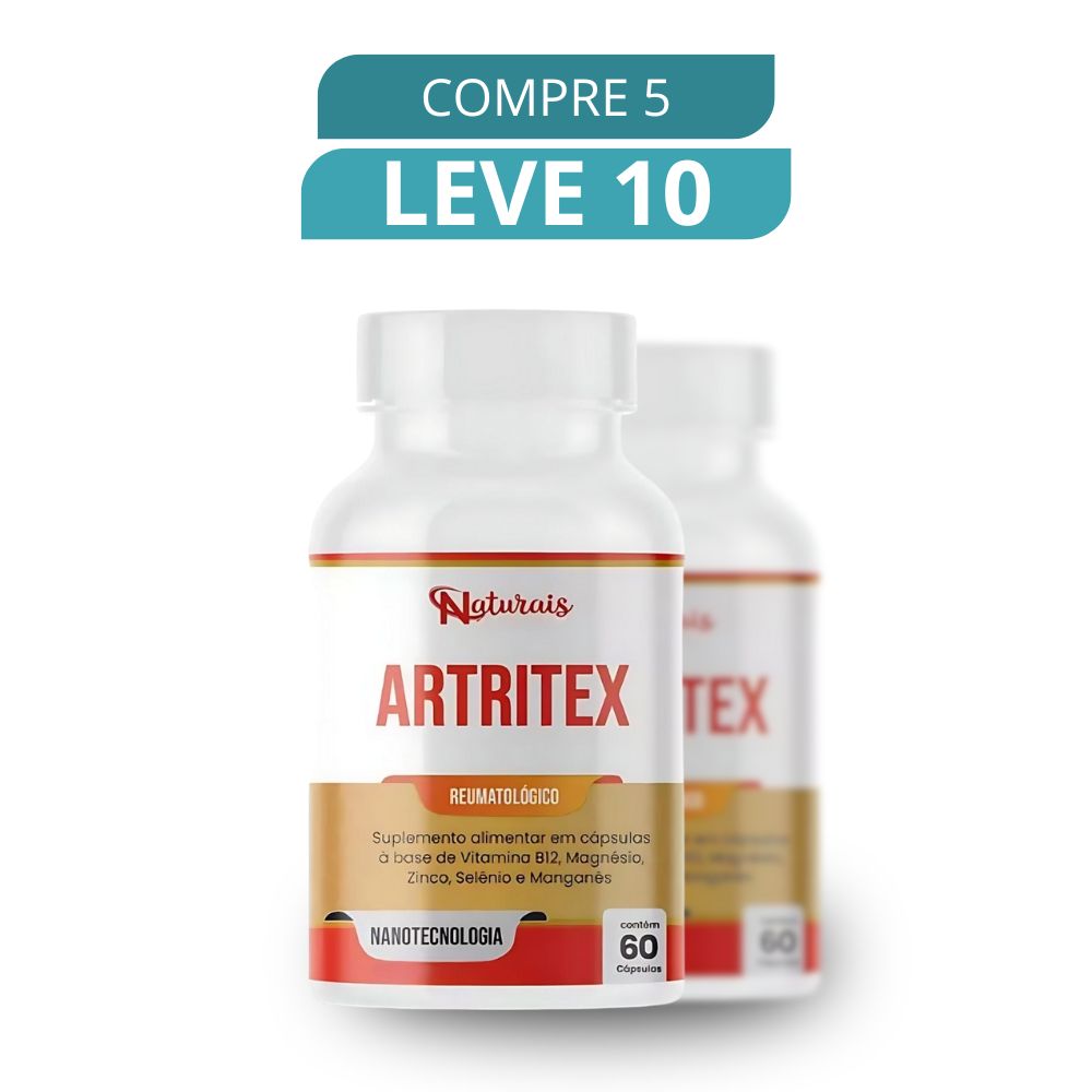 Artritex 60 Cápsulas - Suplemento Natural + Frete Grátis