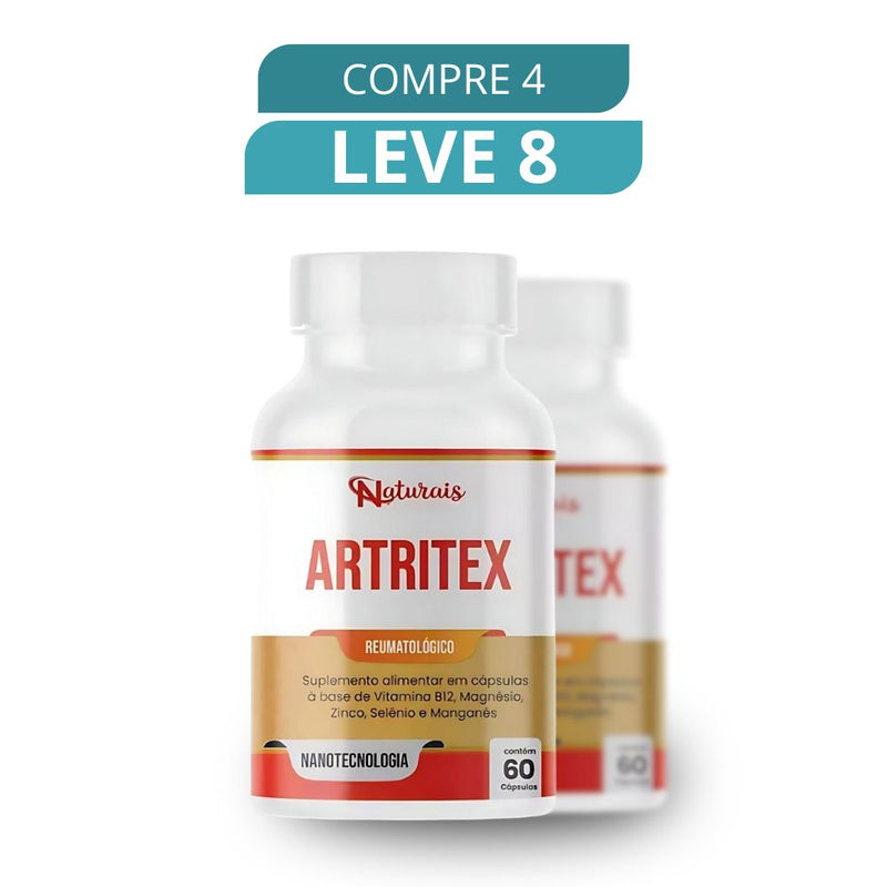 Artritex 60 Cápsulas - Suplemento Natural + Frete Grátis