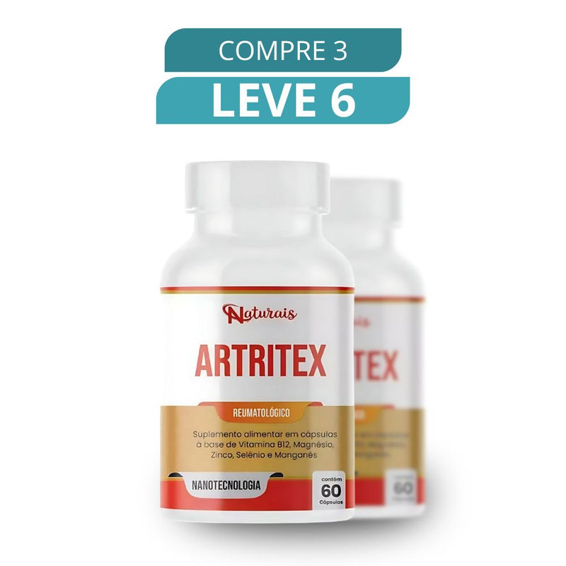 Artritex 60 Cápsulas - Suplemento Natural + Frete Grátis