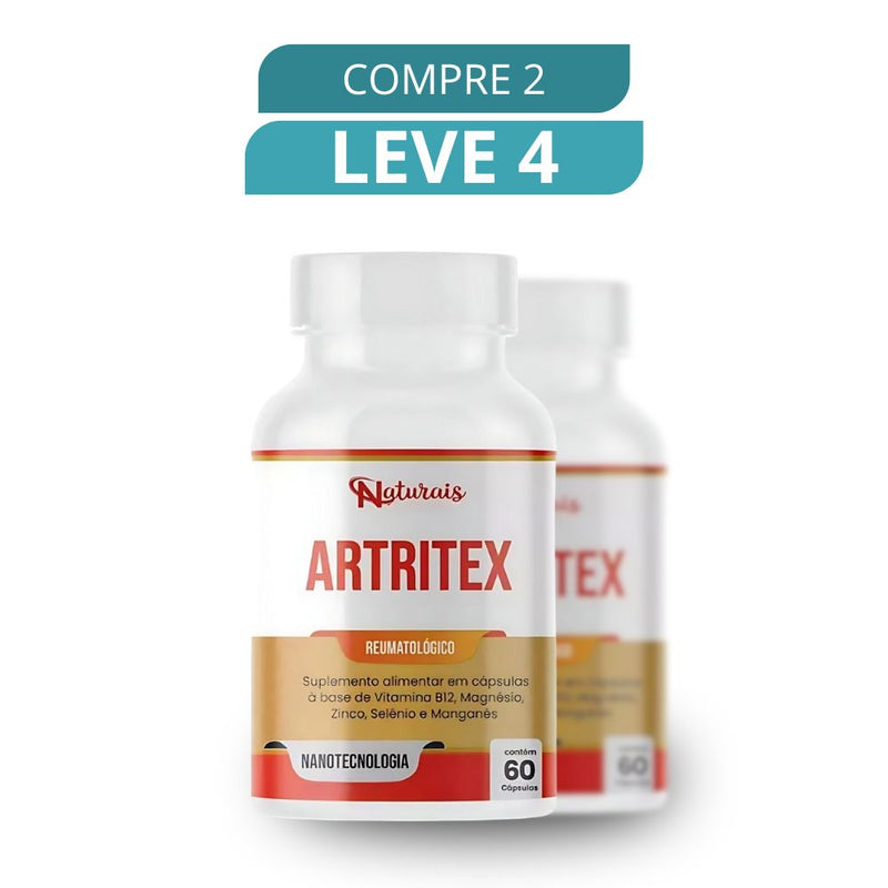 Artritex 60 Cápsulas - Suplemento Natural + Frete Grátis