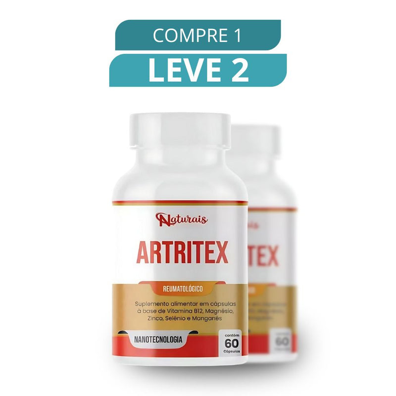 Artritex 60 Cápsulas - Suplemento Natural + Frete Grátis