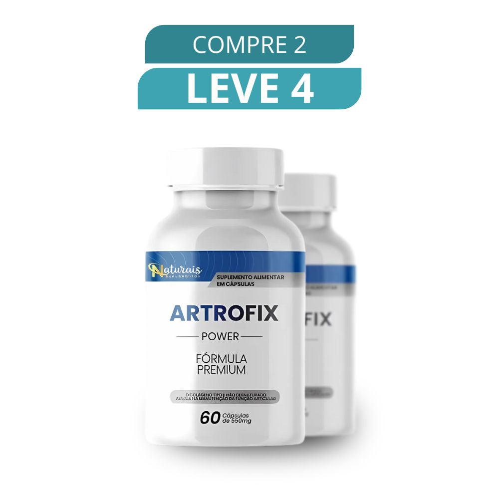 Artrofix Power 60 Cápsulas - Suplemento Natural + Frete Grátis
