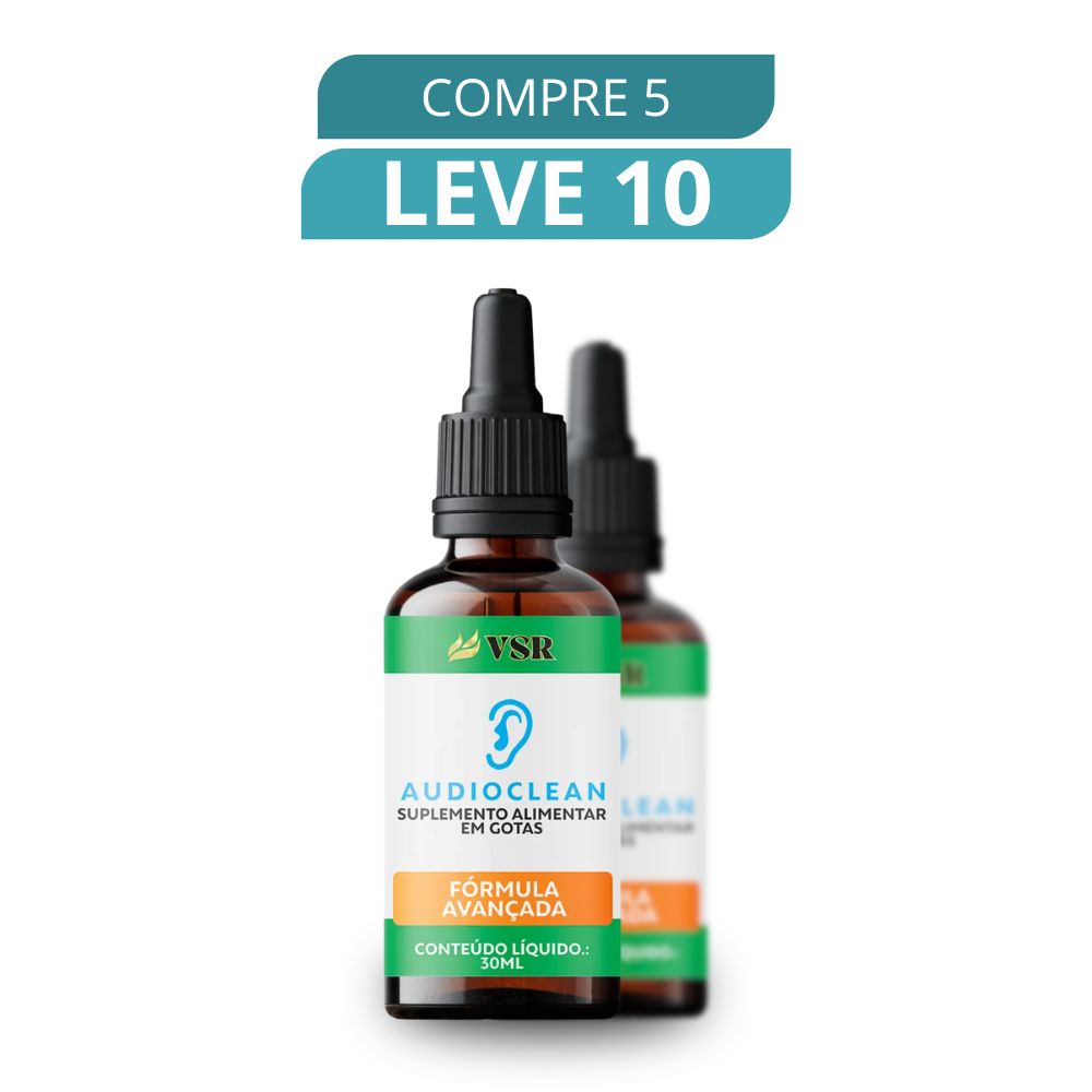 AudioClean 30ml - Suplemento Natural + Frete Grátis