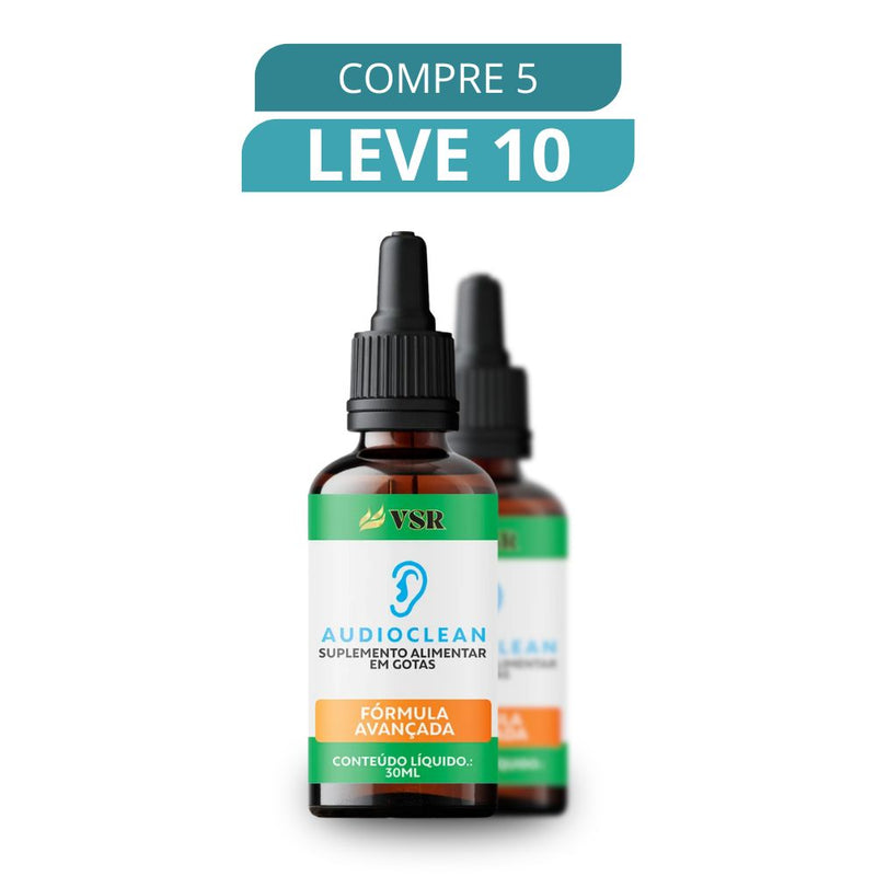 AudioClean 30ml - Suplemento Natural + Frete Grátis