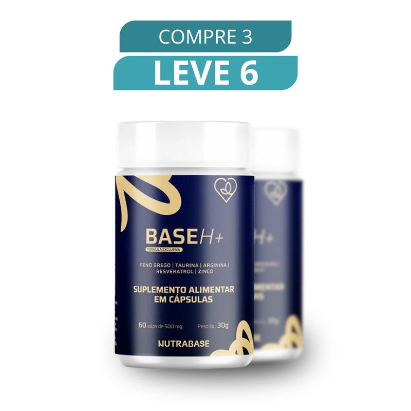Base H+ 60 Cápsulas - Suplemento Natural + Frete Grátis