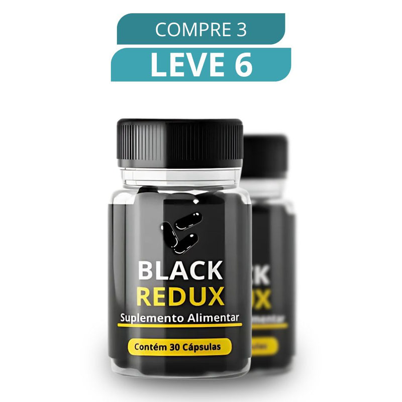 Black Redux 30 Cápsulas - Suplemento Natural + Frete Grátis