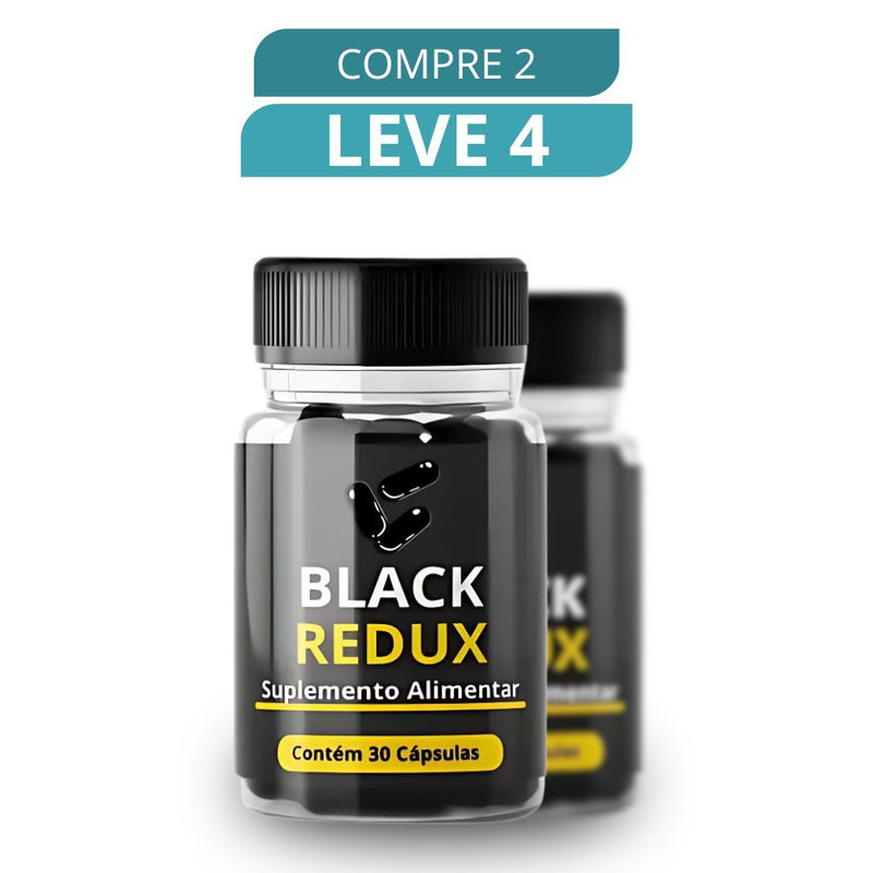 Black Redux 30 Cápsulas - Suplemento Natural + Frete Grátis