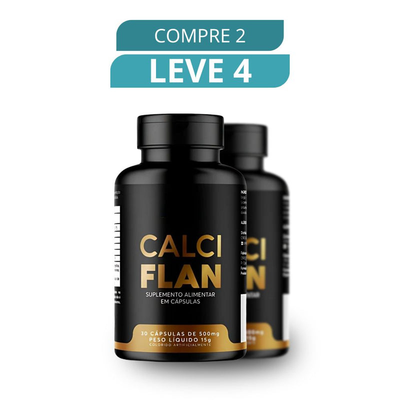 Calciflan 30 Cápsulas - Suplemento Natural + Frete Grátis