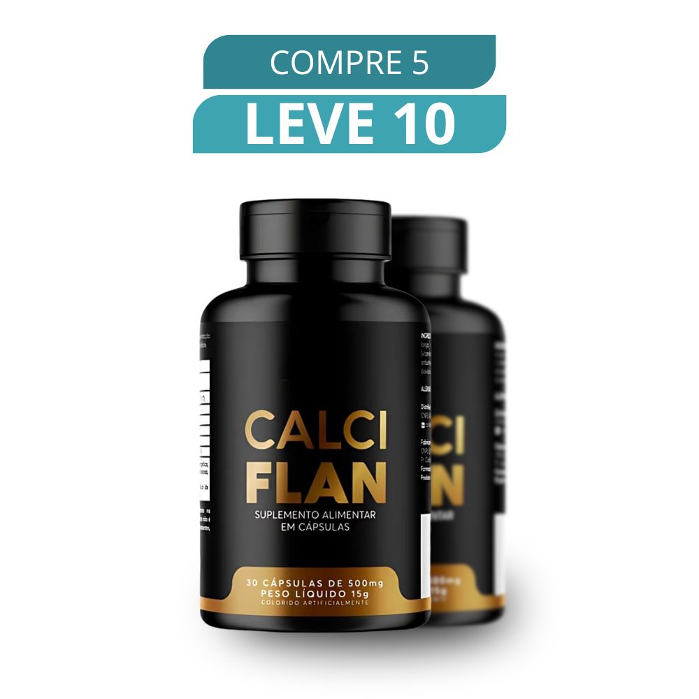 Calciflan 30 Cápsulas - Suplemento Natural + Frete Grátis