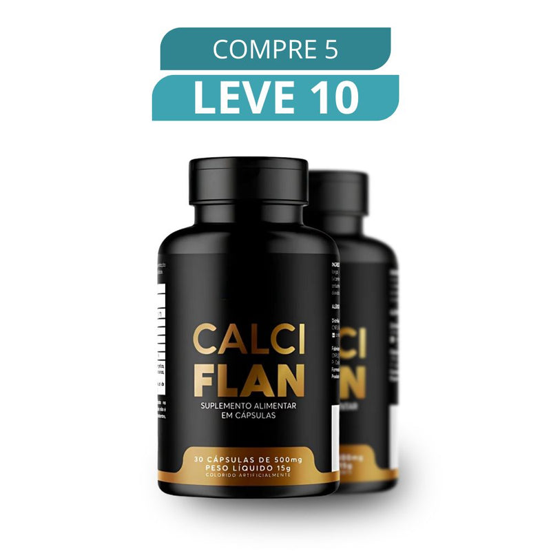 Calciflan 30 Cápsulas - Suplemento Natural + Frete Grátis