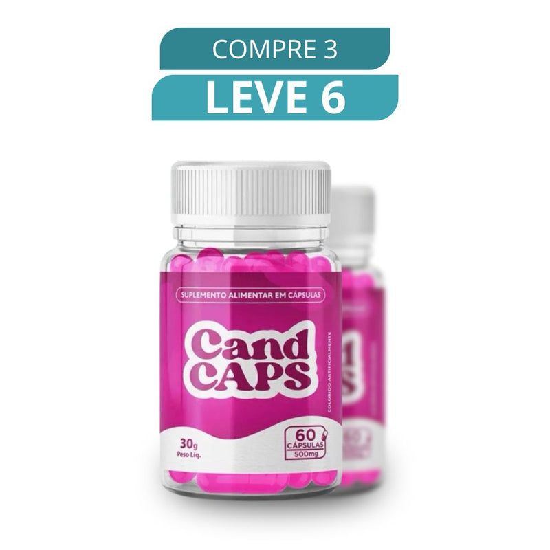 Cand Caps 60 Cápsulas - Suplemento Natural + Frete Grátis