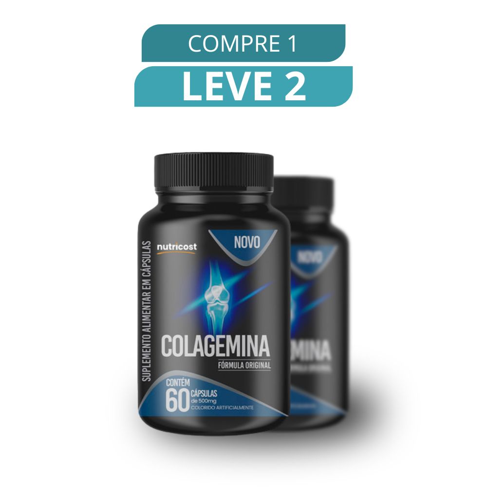 Colagemina 60 Cápsulas - Suplemento Natural + Frete Grátis