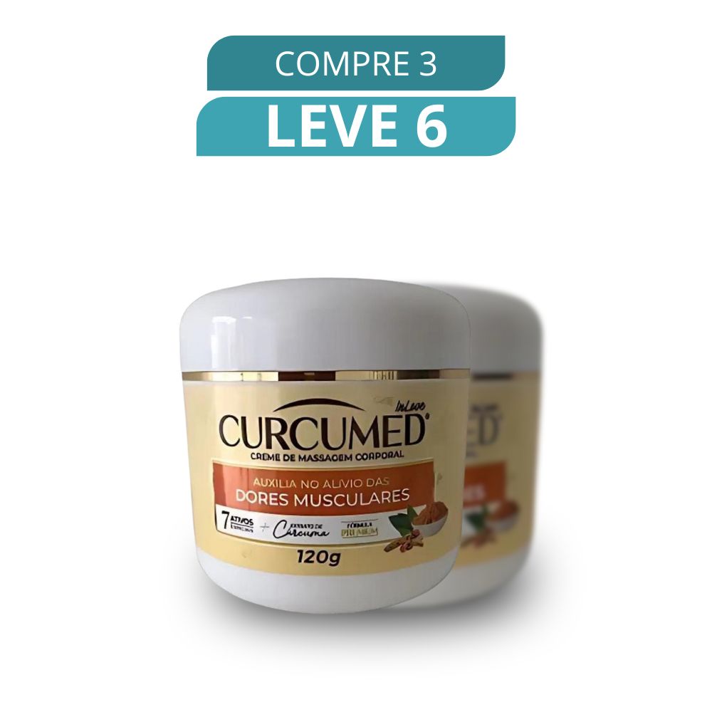 Creme Curcumed 120g - Suplemento Natural + Frete Grátis
