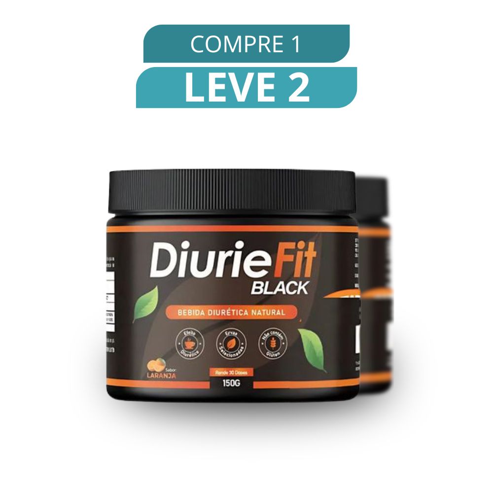 DiurieFit Black 150g - Suplemento Natural + Frete Grátis