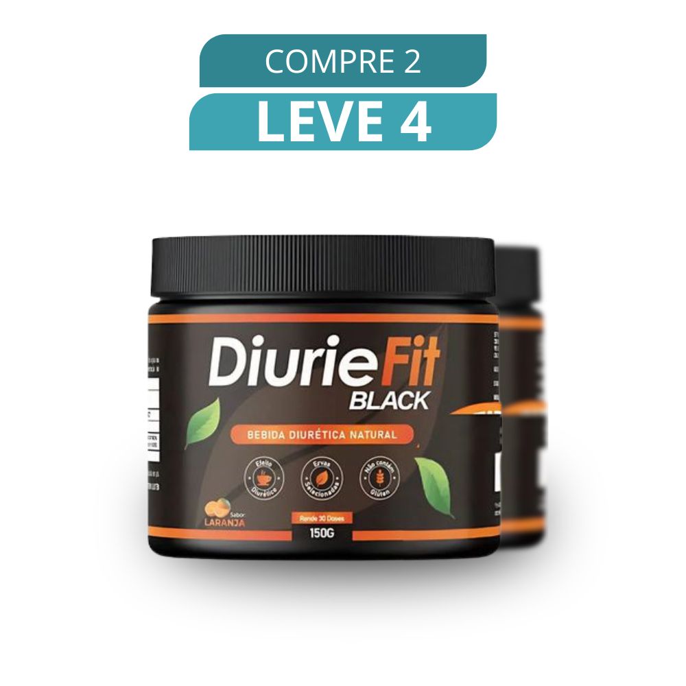 DiurieFit Black 150g - Suplemento Natural + Frete Grátis