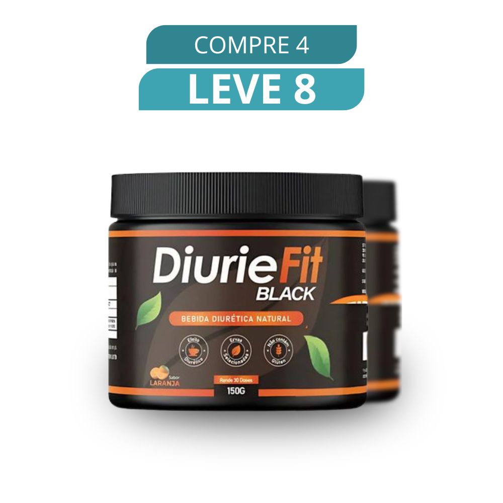 DiurieFit Black 150g - Suplemento Natural + Frete Grátis