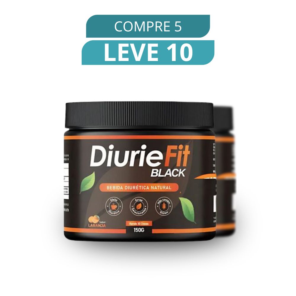 DiurieFit Black 150g - Suplemento Natural + Frete Grátis