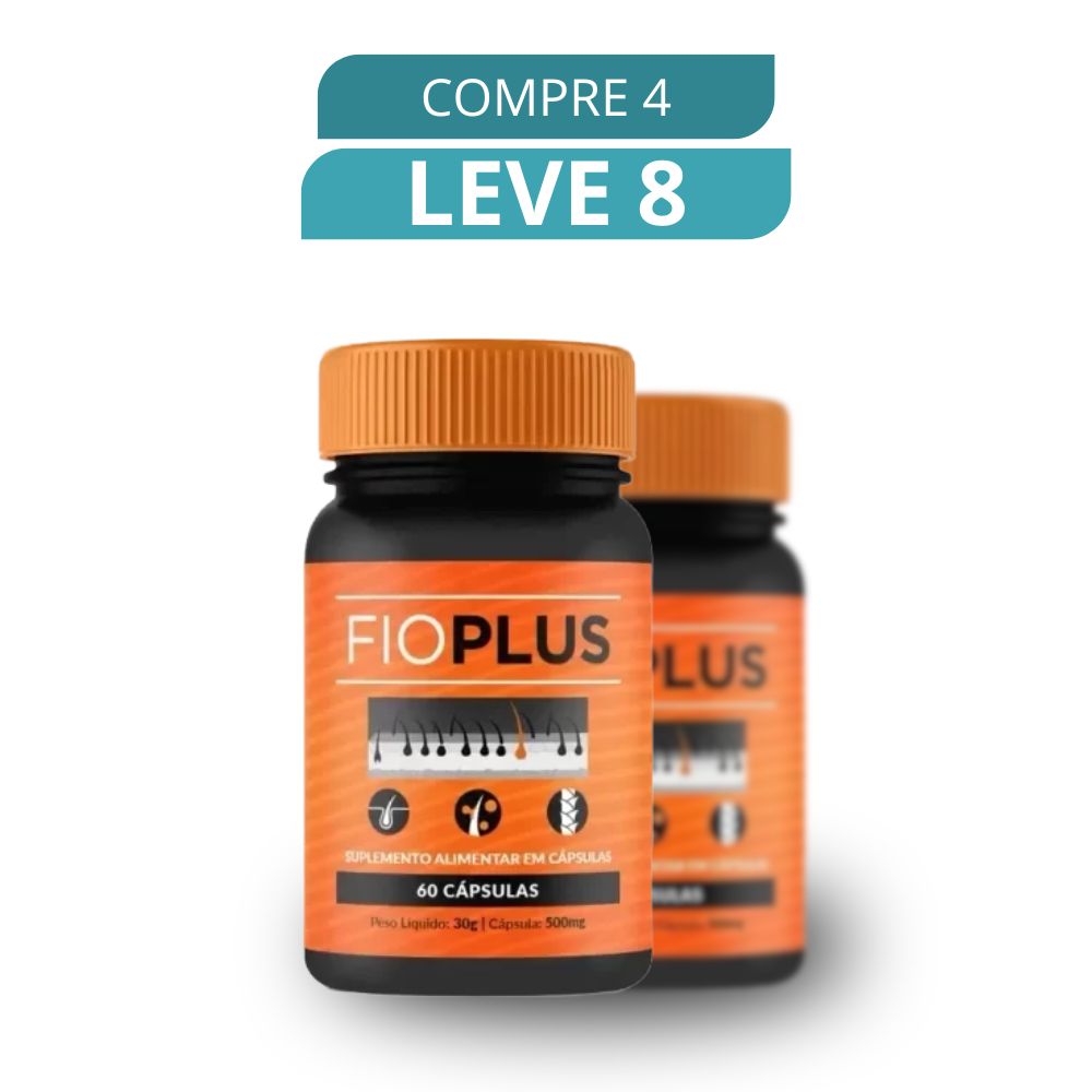 Fio Plus 60 Cápsulas - Suplemento Natural + Frete Grátis