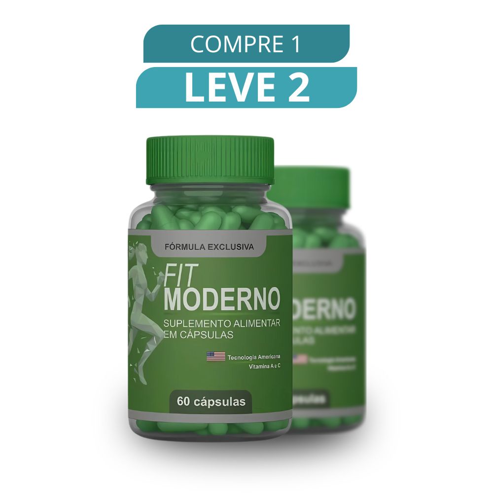 Fit Moderno 60 Cápsulas - Suplemento Natural + Frete Grátis