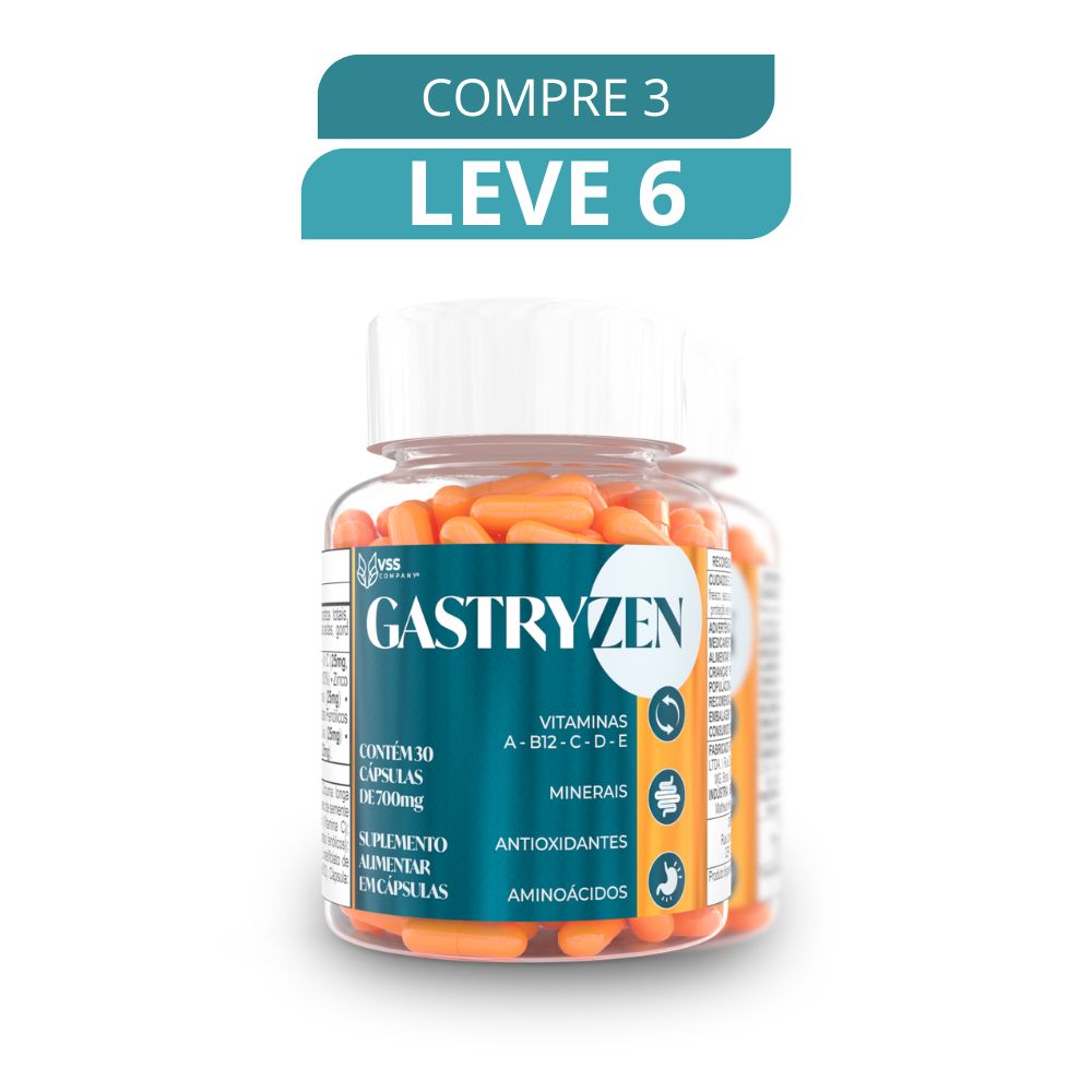Gastryzen 30 Cápsulas - Suplemento Natural + Frete Grátis