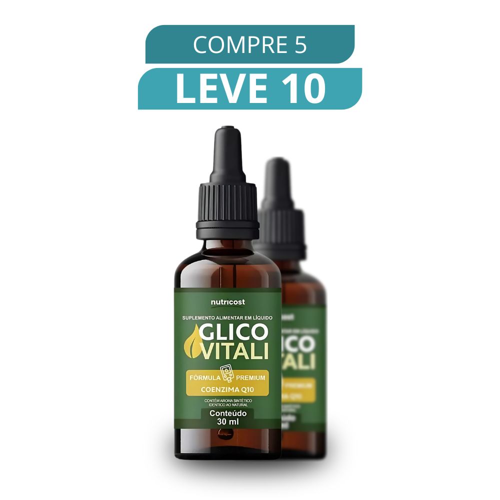 Glico Vitali 30ml - Suplemento Natural + Frete Grátis