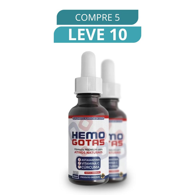 Hemo Gotas 30ml - Suplemento Natural + Frete Grátis