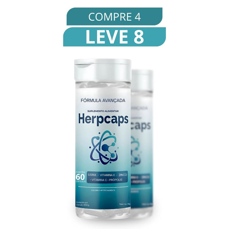 Herpcaps 60 Cápsulas - Suplemento Natural + Frete Grátis