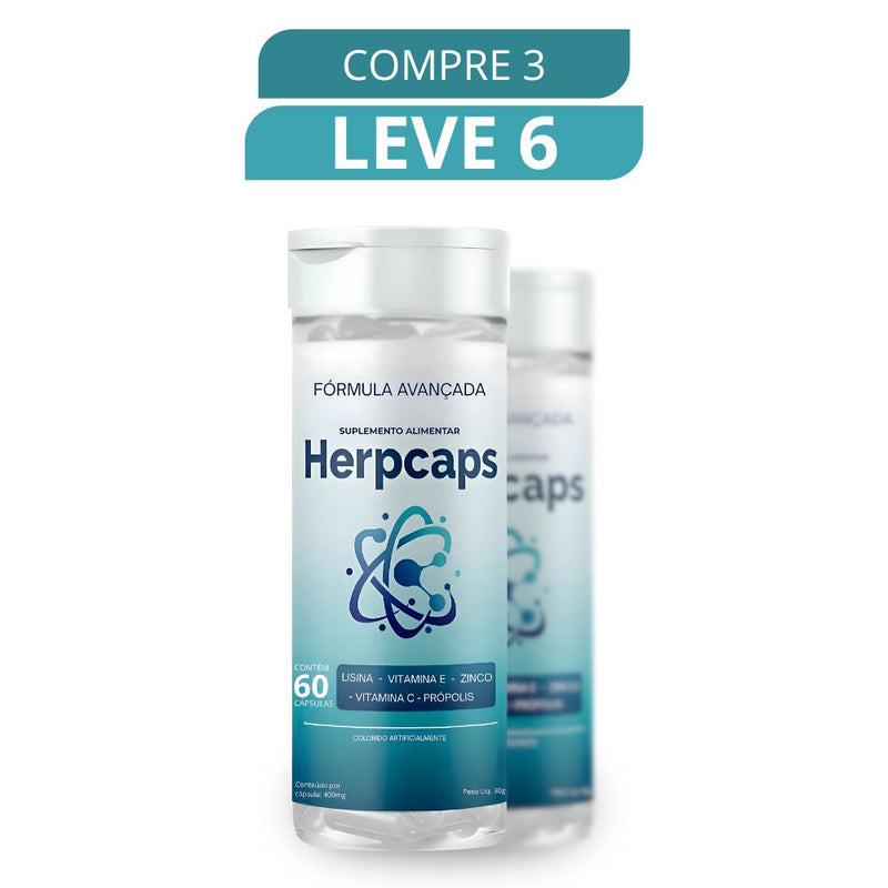 Herpcaps 60 Cápsulas - Suplemento Natural + Frete Grátis