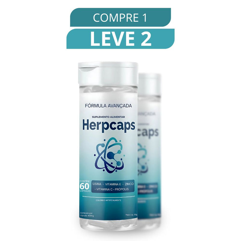 Herpcaps 60 Cápsulas - Suplemento Natural + Frete Grátis