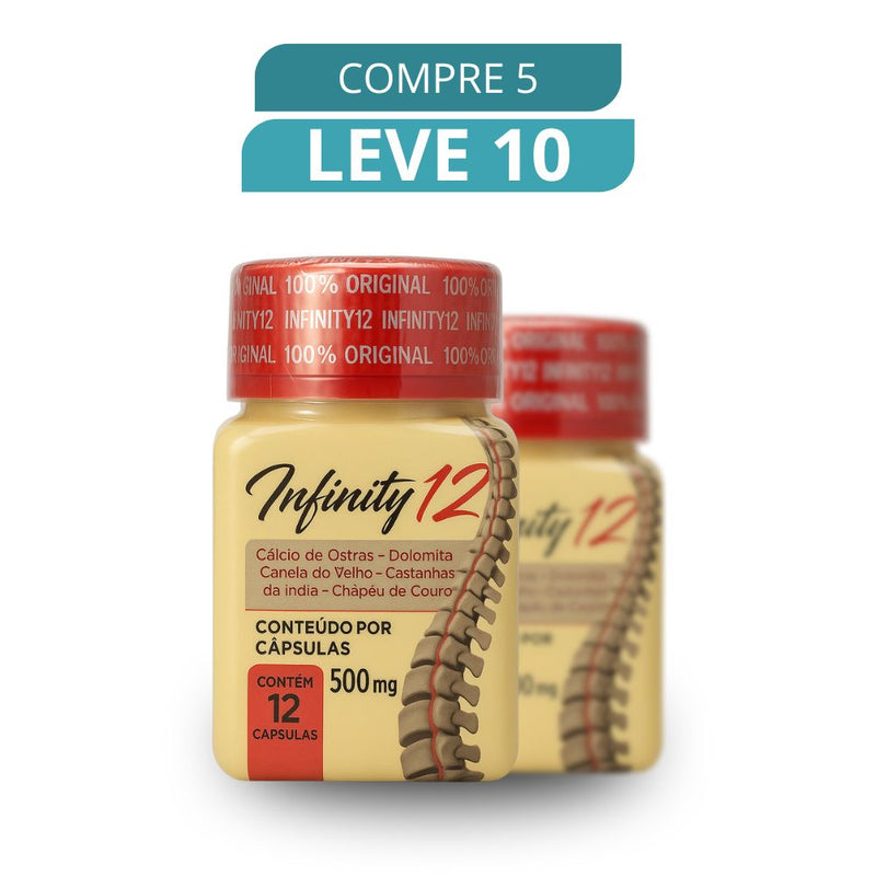 Infinity 12 Cápsulas - Suplemento Natural + Frete Grátis
