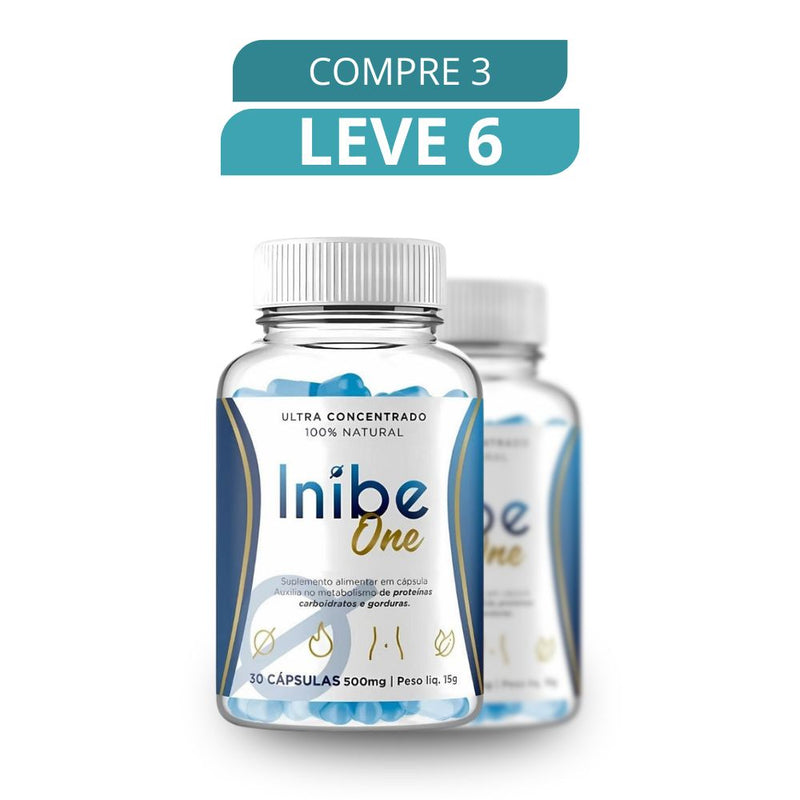 Inibe One 30 Cápsulas - Suplemento Natural + Frete Grátis
