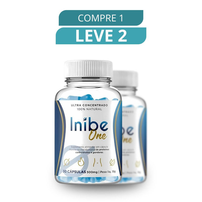 Inibe One 30 Cápsulas - Suplemento Natural + Frete Grátis