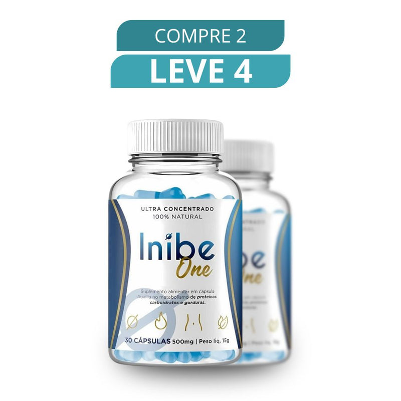 Inibe One 30 Cápsulas - Suplemento Natural + Frete Grátis