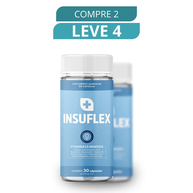 InsuFlex 30 Cápsulas - Suplemento Natural + Frete Grátis