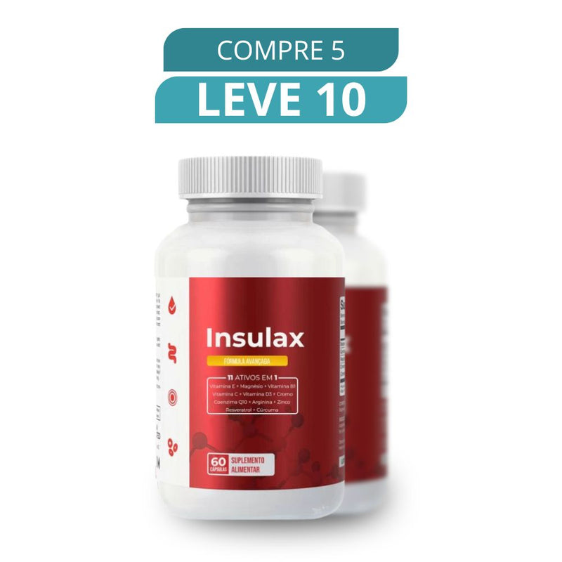 Insulax 60 Cápsulas - Suplemento Natural + Frete Grátis