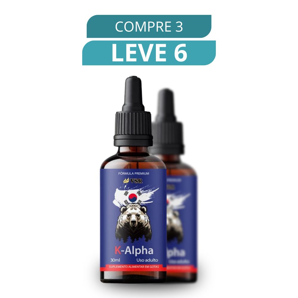 K-Alpha 30ml - Suplemento Natural + Frete Grátis